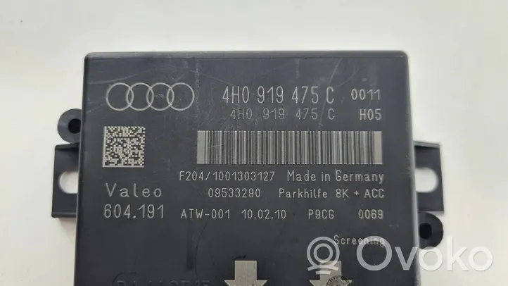 Audi A8 S8 D4 4H Parking PDC control unit/module 4H0919475C