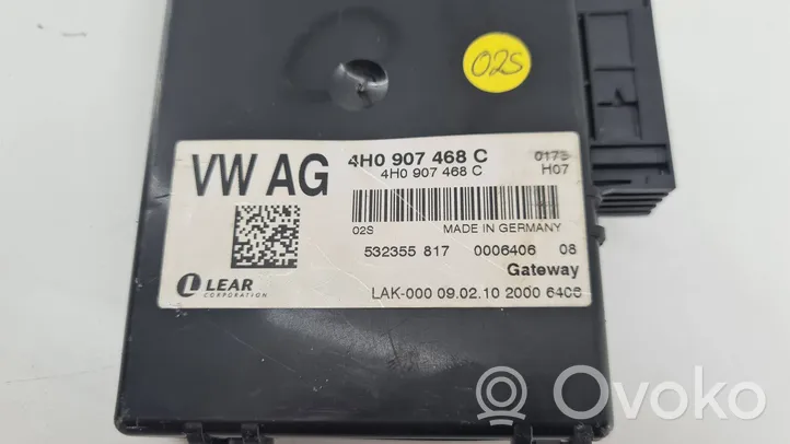 Audi A8 S8 D4 4H Gateway control module 4H0907468C