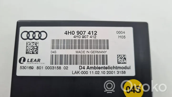 Audi A8 S8 D4 4H Module d'éclairage LCM 4H0907412