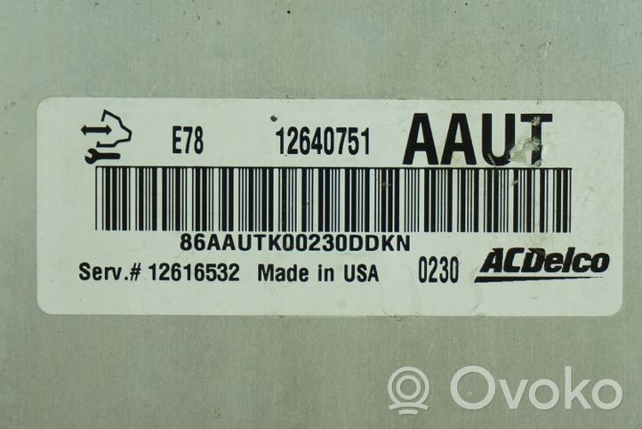 Opel Astra J Calculateur moteur ECU 12640751
