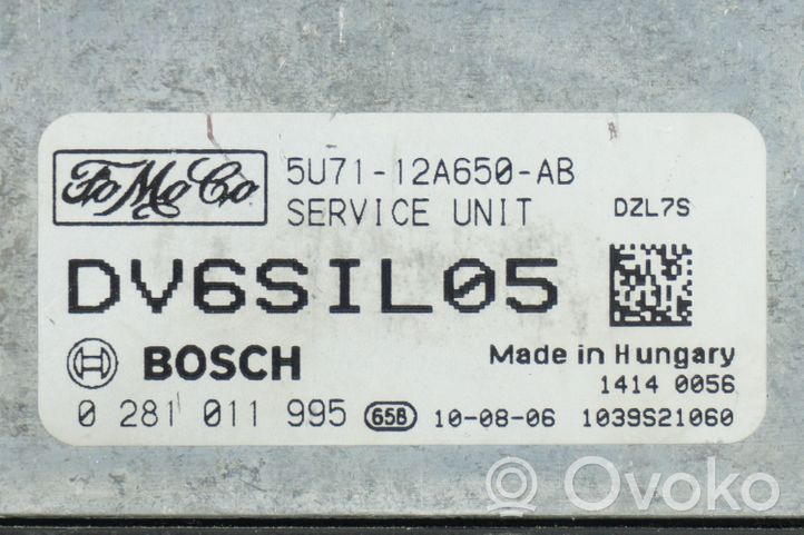 Ford Focus Sterownik / Moduł ECU 5U7112A650AB