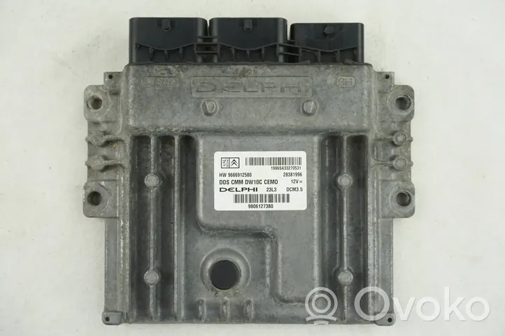 Citroen C5 Kit calculateur ECU et verrouillage 9666912580