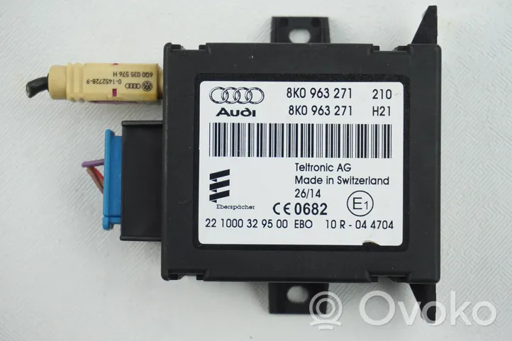 Audi A4 S4 B8 8K Apulämmittimen ohjainlaite/moduuli 8K0963271