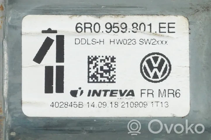 Volkswagen Amarok Varikliukas priekinio langų pakėlėjo 6R0959801EE
