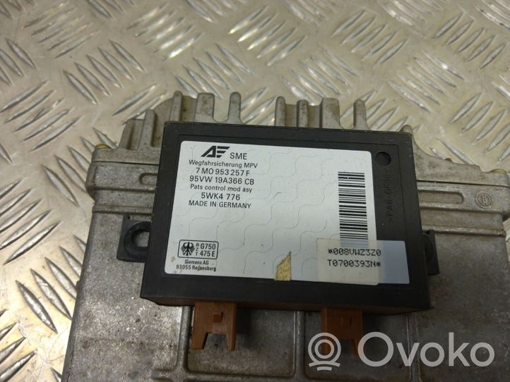 Volkswagen Sharan Kit centralina motore ECU e serratura 028906021CG