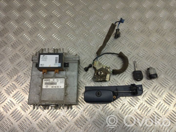 Volkswagen Sharan Juego de cerradura y set ECU del motor 028906021CG