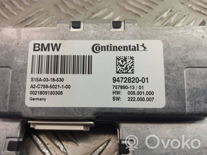 BMW X3 G01 Kamera szyby przedniej / czołowej 9472820