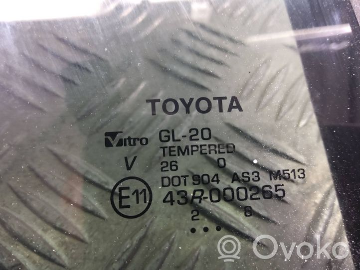 Toyota Highlander XU70 Szyba karoseryjna drzwi tylnych 43R000265