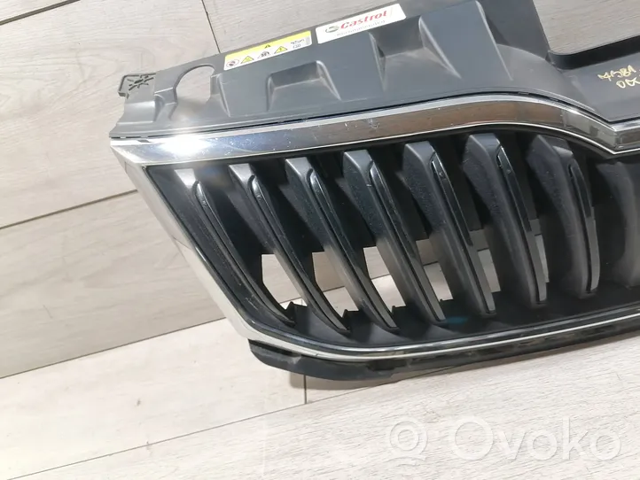 Skoda Octavia Mk3 (5E) Maskownica / Grill / Atrapa górna chłodnicy 5E0853653