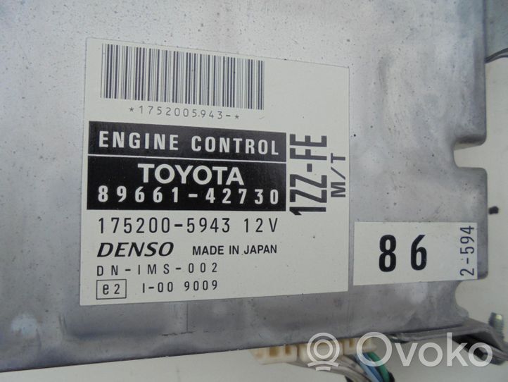 Toyota RAV 4 (XA10) Centralina/modulo motore ECU 