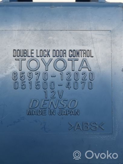 Toyota Auris 150 Centralina/modulo chiusura centralizzata portiere 8597012020