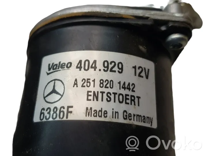 Mercedes-Benz R W251 Tringlerie et moteur d'essuie-glace avant A2518201442