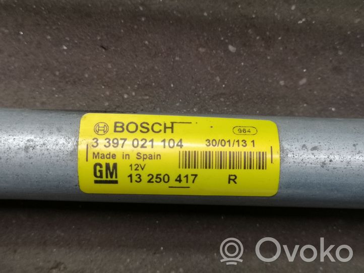 Opel Meriva B Mechanizm wycieraczek szyby przedniej / czołowej 3397021104