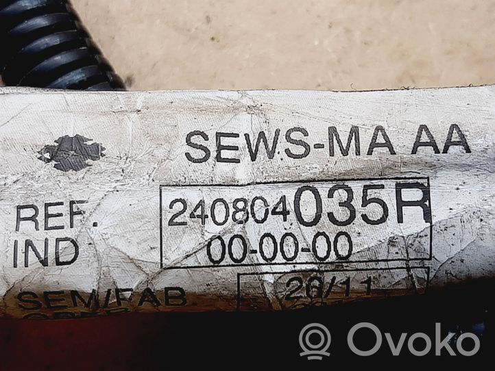 Renault Scenic III -  Grand scenic III Cable negativo de tierra (batería) 240804035R