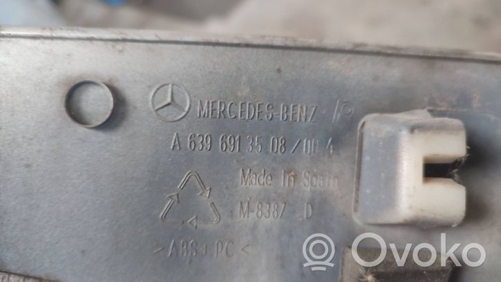 Mercedes-Benz Vito Viano W639 Moldura de la guía de la puerta corredera A6396913508
