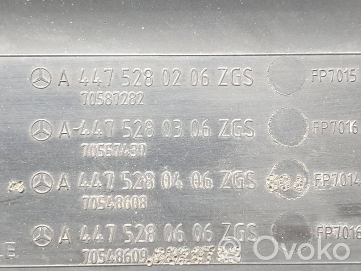 Mercedes-Benz Vito Viano W447 Boîtier de filtre à air A4475280206