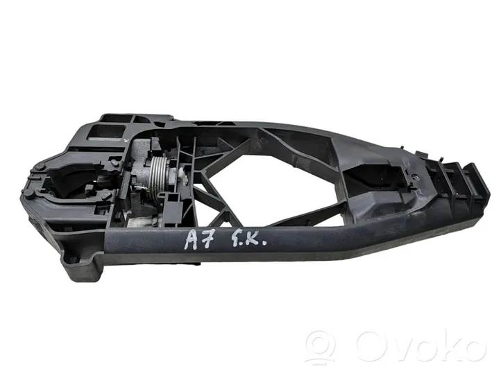 Audi A7 S7 4K8 Support extérieur, poignée de porte arrière 4N0837811B