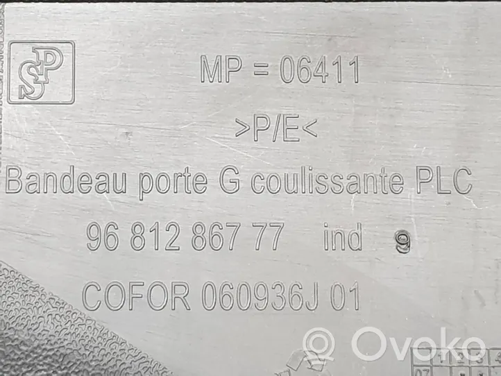 Citroen Berlingo Panneau-habillage intérieur porte coulissante 9681286777