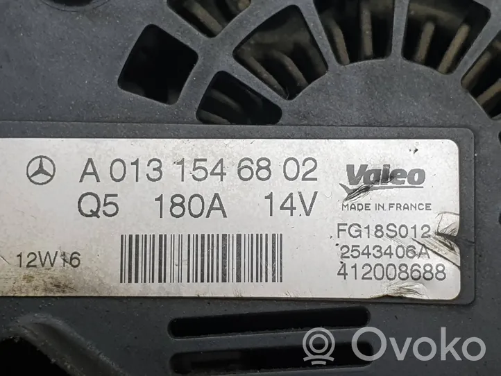 Mercedes-Benz Sprinter W906 Alternador A0131546802