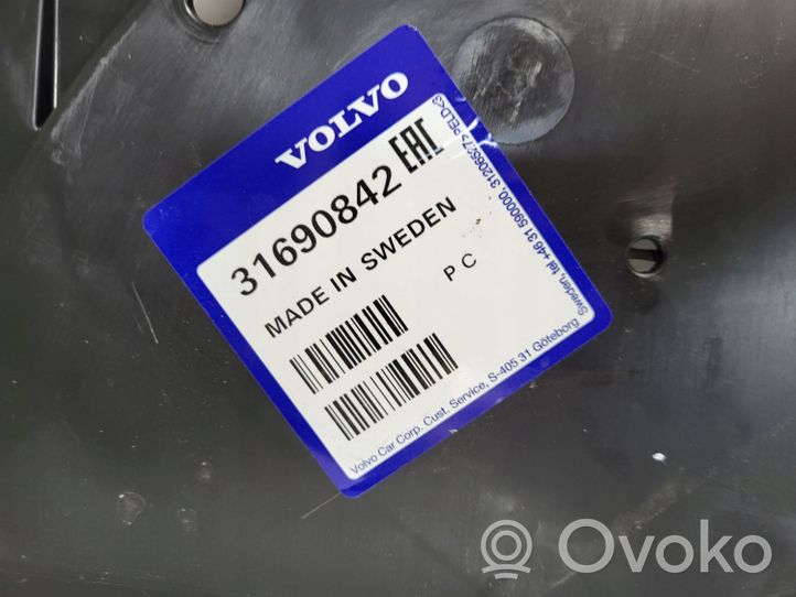 Volvo S90, V90 Copertura/vassoio paraurti sottoscocca posteriore 31690842