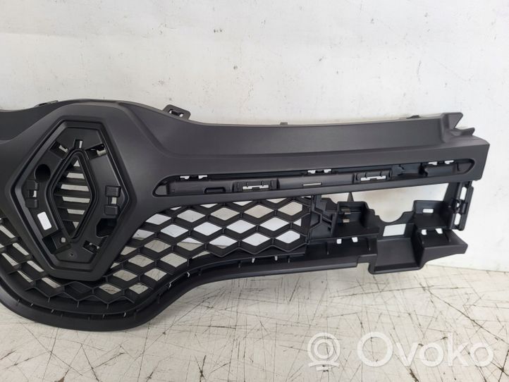 Renault Twingo III Grille calandre supérieure de pare-chocs avant 