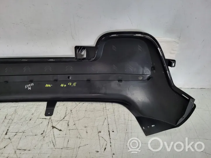 Citroen C3 Modanatura della barra di rivestimento del paraurti anteriore 9813343877