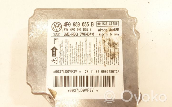 Audi A6 S6 C6 4F Oro pagalvių valdymo blokas 4F0959655B