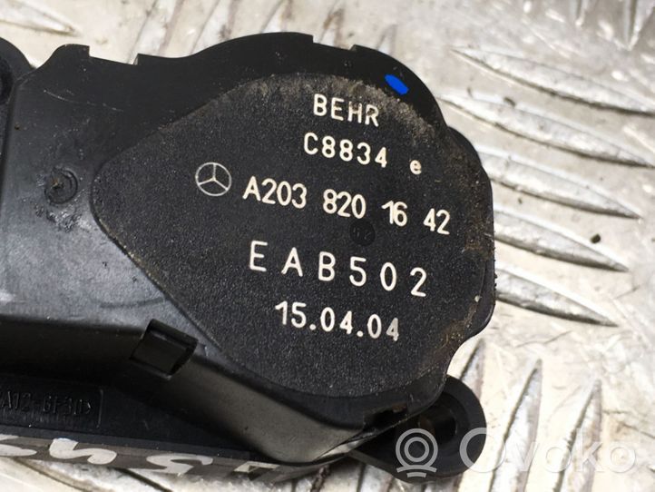 Mercedes-Benz C AMG W203 Air flap motor/actuator A2038201642