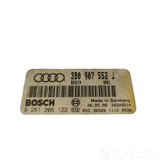 Audi A6 S6 C5 4B Moottorin ohjainlaite/moduuli 3B0907552J