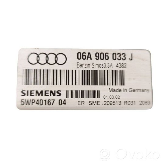 Audi A3 S3 8L Sterownik / Moduł ECU 06A906033J