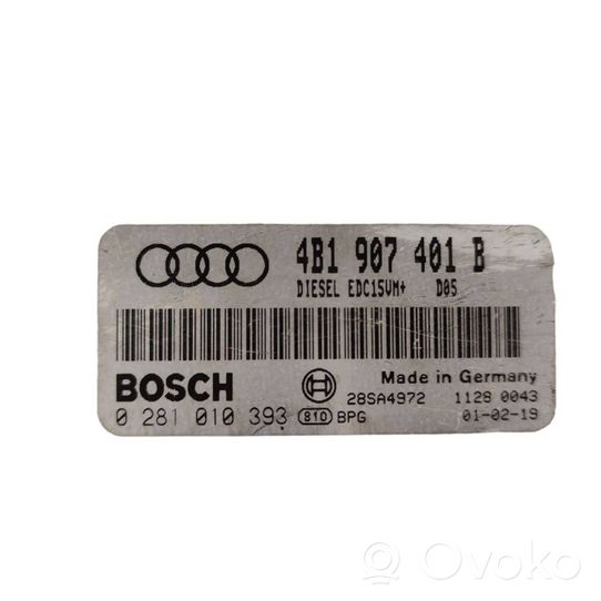 Audi A6 S6 C5 4B Centralina/modulo del motore 4B1907401B