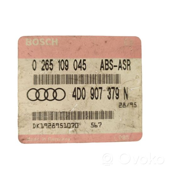 Audi A4 S4 B5 8D ABS-ohjainlaite/moduuli 4D0907379N