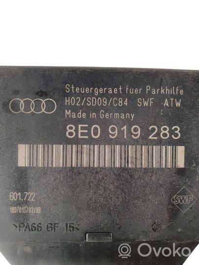 Audi A6 S6 C5 4B Pysäköintitutkan (PCD) ohjainlaite/moduuli 8E0919283