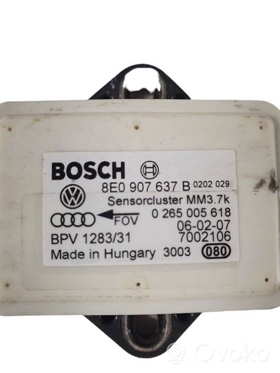 Audi A4 S4 B7 8E 8H Sensore di imbardata accelerazione ESP 8E0907637B