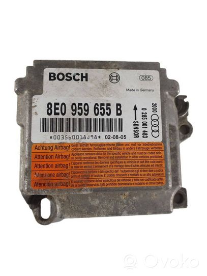 Audi A4 S4 B6 8E 8H Airbag control unit/module 8E0959655B