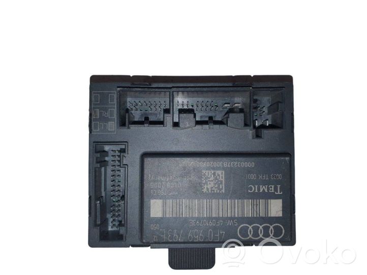 Audi A6 S6 C6 4F Unité de commande module de porte 4F0959793E