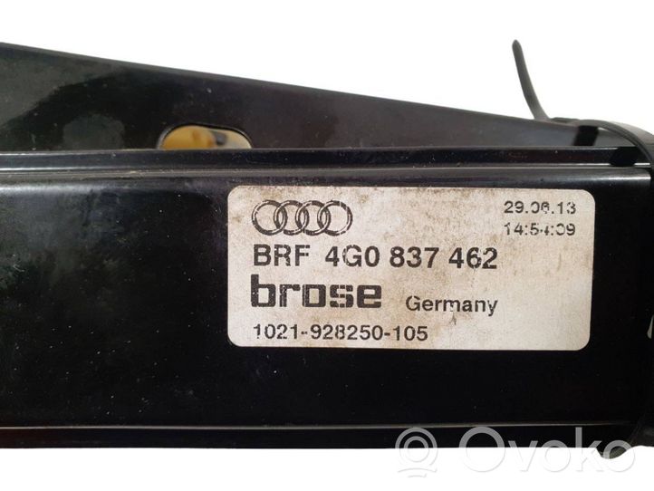 Audi A6 S6 C7 4G Mechanizm podnoszenia szyby przedniej bez silnika 4G0837462