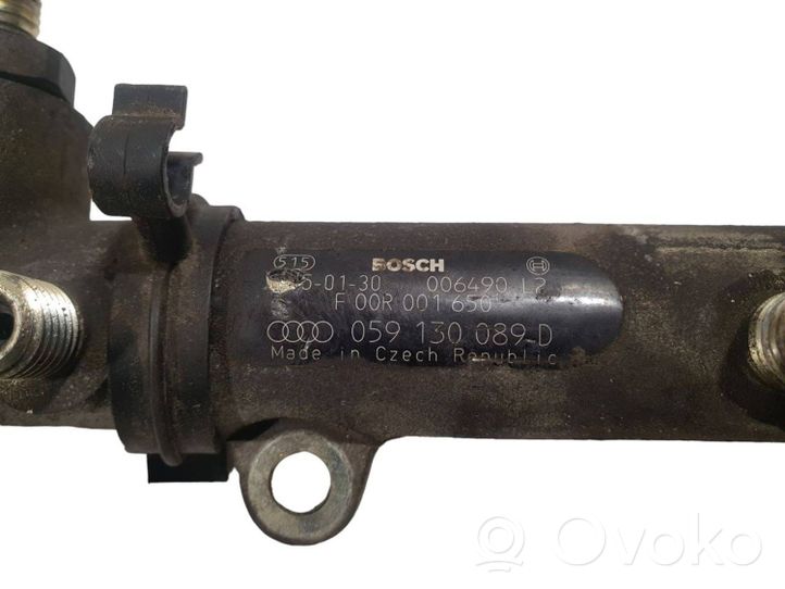 Audi A6 S6 C6 4F Fuel distributor 059130089D