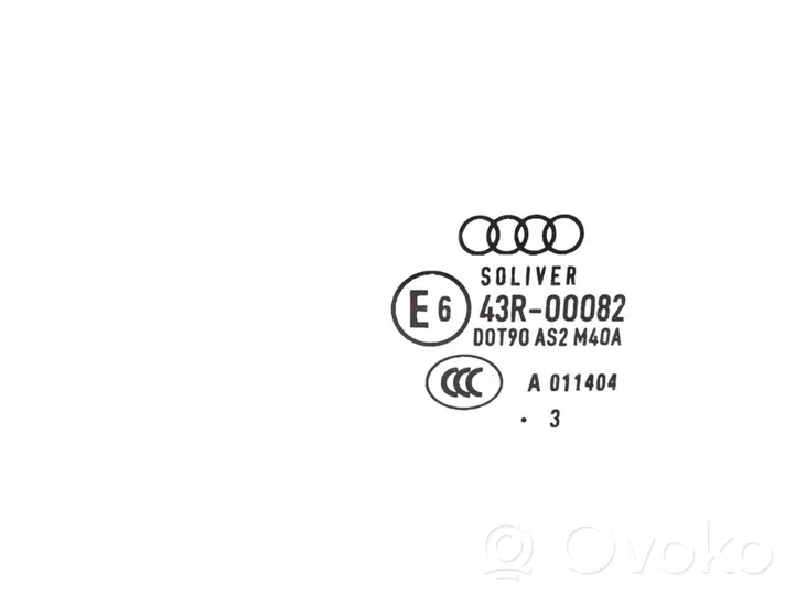 Audi A6 S6 C7 4G Szyba drzwi tylnych 43R00082