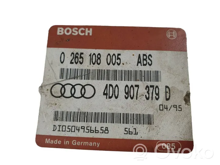 Audi A6 S6 C4 4A Sterownik / moduł ABS 4D0907379D