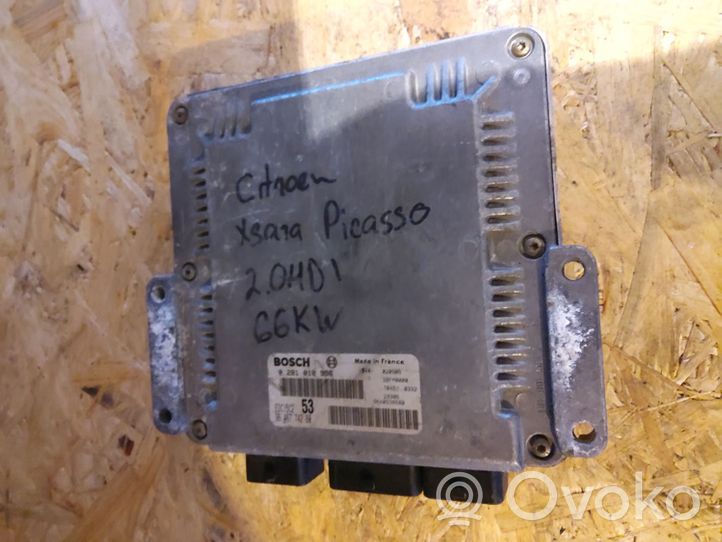 Citroen Xsara Picasso Calculateur moteur ECU 0281010996