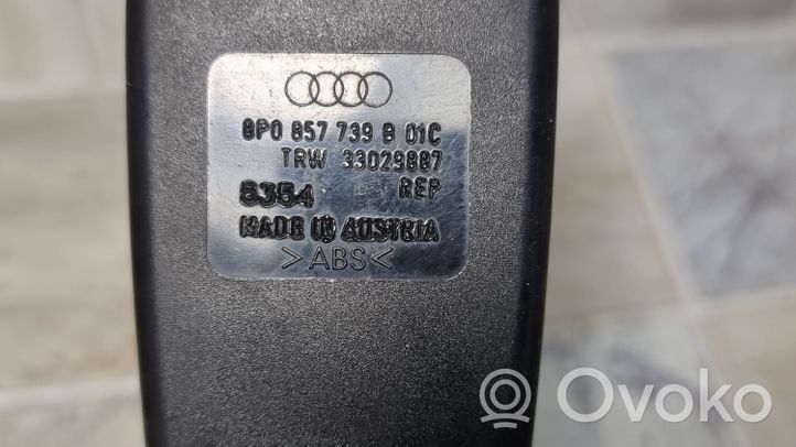 Audi A3 S3 8P Keskipaikan turvavyön solki (takaistuin) 8P0857739B