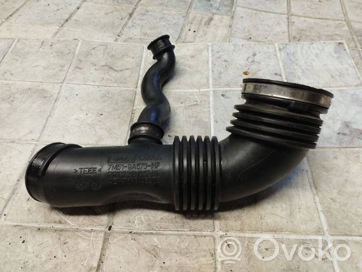 Ford C-MAX I Turbo air intake inlet pipe/hose 7M519A673HF