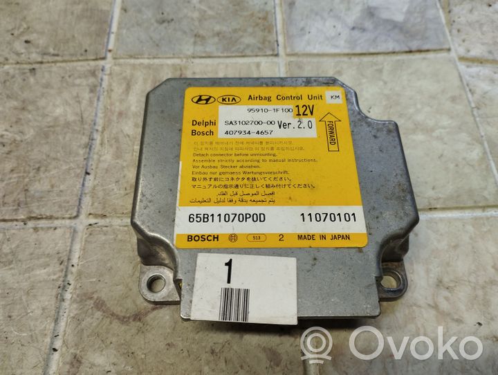 KIA Sportage Module de contrôle airbag 959101F100