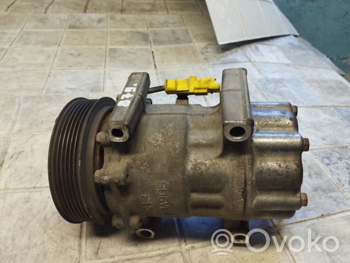 Citroen C2 Ilmastointilaitteen kompressorin pumppu (A/C) 9646273380