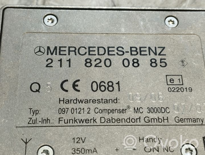 Mercedes-Benz S W221 Bluetooth antena 2118200885