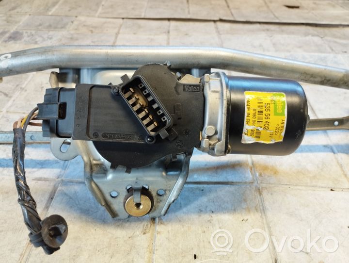 Renault Kangoo I Tringlerie et moteur d'essuie-glace avant 53556402