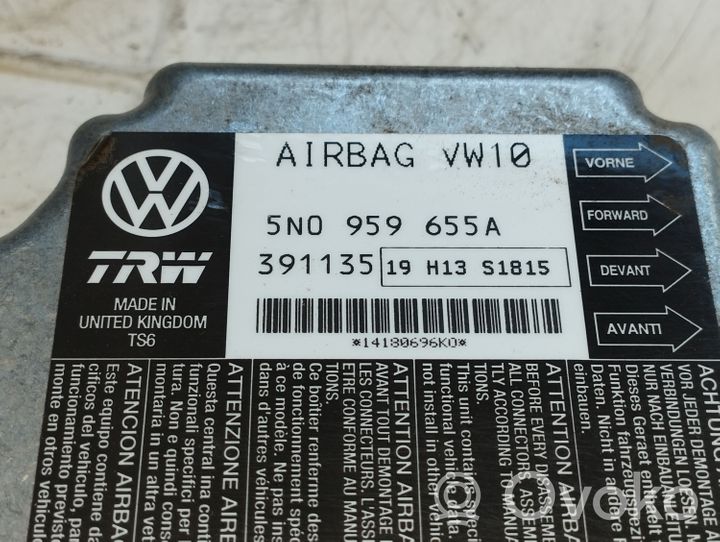 Volkswagen Tiguan Centralina/modulo airbag 5N0959655A