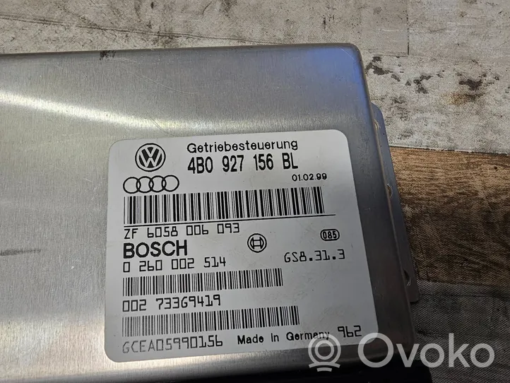 Audi A6 S6 C5 4B Pavarų dėžės valdymo blokas 4B0927156BL