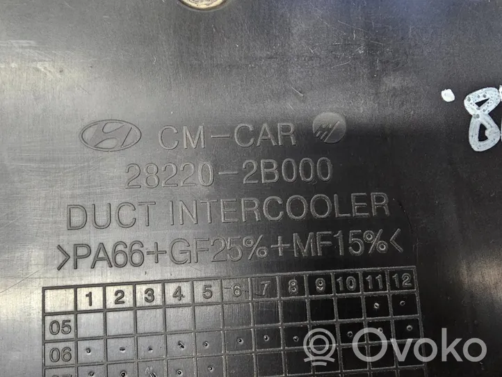 Hyundai Santa Fe Część rury dolotu powietrza 282202B000